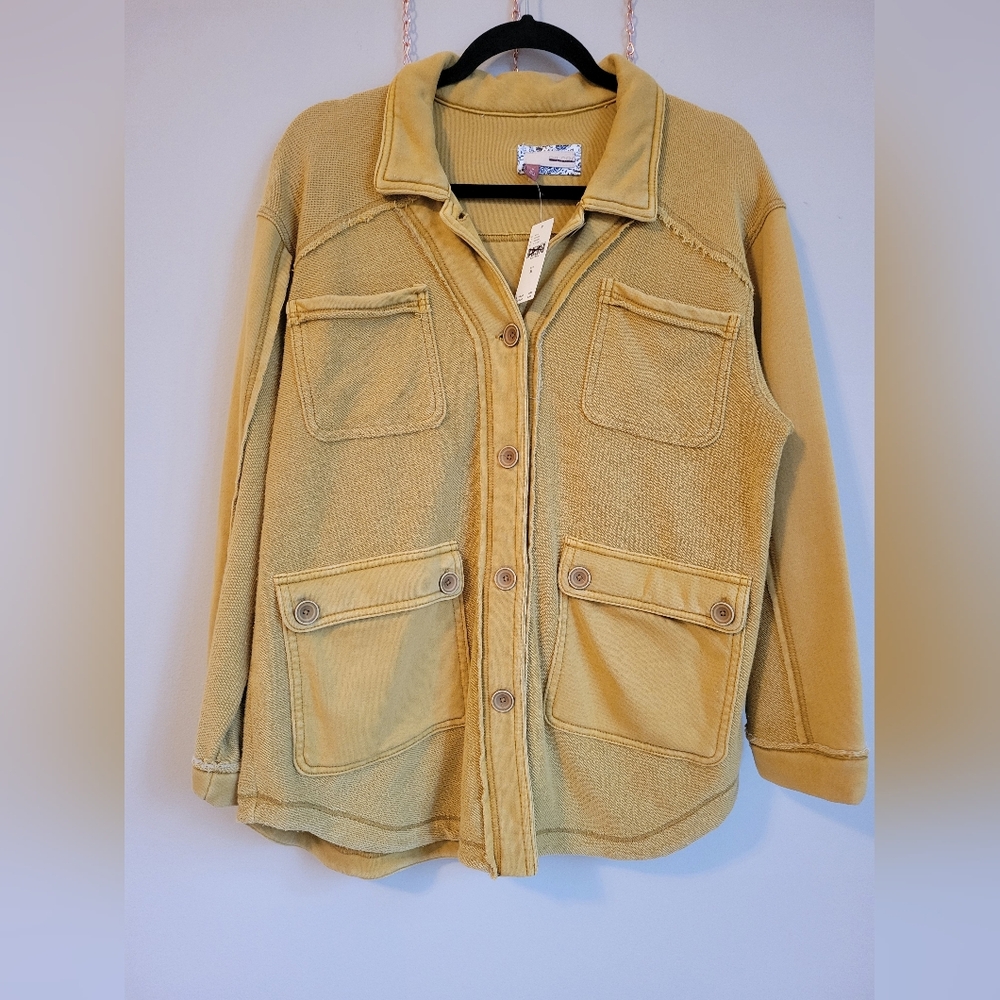 Pilcro By Anthopolgie textured Shacket Size M (Please Read Description)